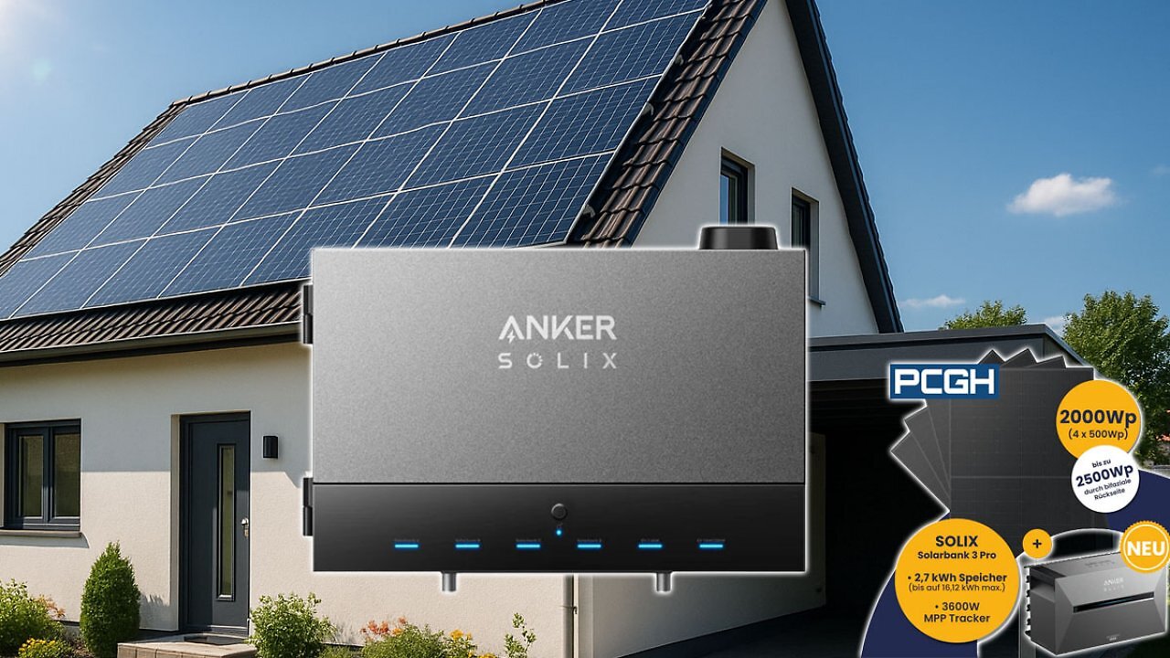 [03/09/2025] Bis zu 4 Balkonkraftwerke verbinden: Neues Anker Solix Power Dock schon 100 € günstiger (1)