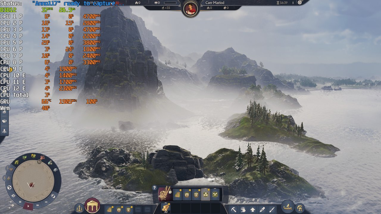 [02/09/2025] Im „Medium“-Preset sinkt die Bildrate der GTX 1660 teils unter 40 Fps.