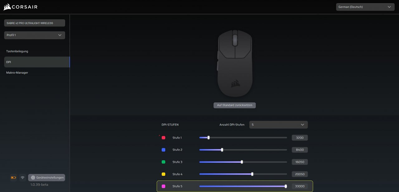 [17/09/2025] Immer mehr Hersteller haben statt ihrer teils schon sehr aufgeblähten Software, die installiert werden muss, eine schlankere Web-Variante im Angebot. Im Bild: Der Corsair Web Hub als brauchbare Alternative zur iCUE-Software.