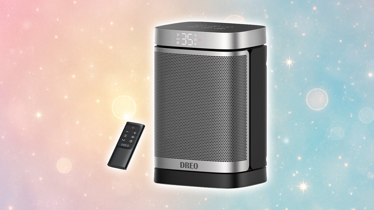[15/09/2025] Dreo Heizlüfter Energiesparend Leise, 1500W Heizung Elektrisch mit Fernbedienung, 70° Oszillierend Elektroheizung, 12-Std-Timer, 3 Modus 3 Geschwindigkeit, PTC Keramik Heizlüfter Klein, Atom One Amazon Angebot