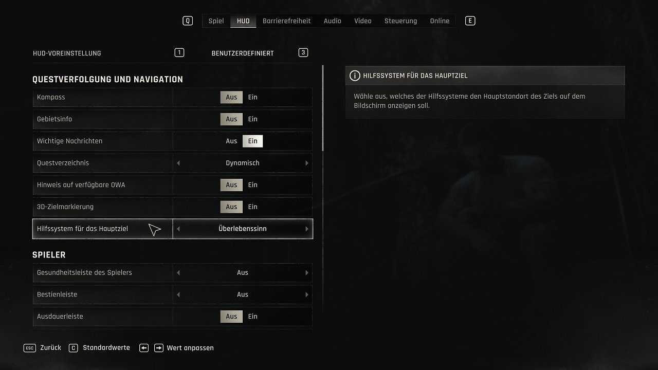 Dying Light The Beast - Menu -v1.10c kein RT - 02 - HUD I