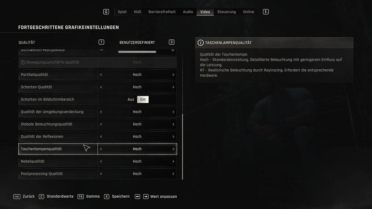 Dying Light The Beast - Menu -v1.10c kein RT - 08a - Erweitert I