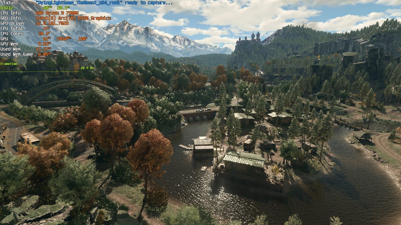 Dying Light: The Beast - Full HD, TAA nativ, Preset Hoch (Sichtweiten-Multi: 300)