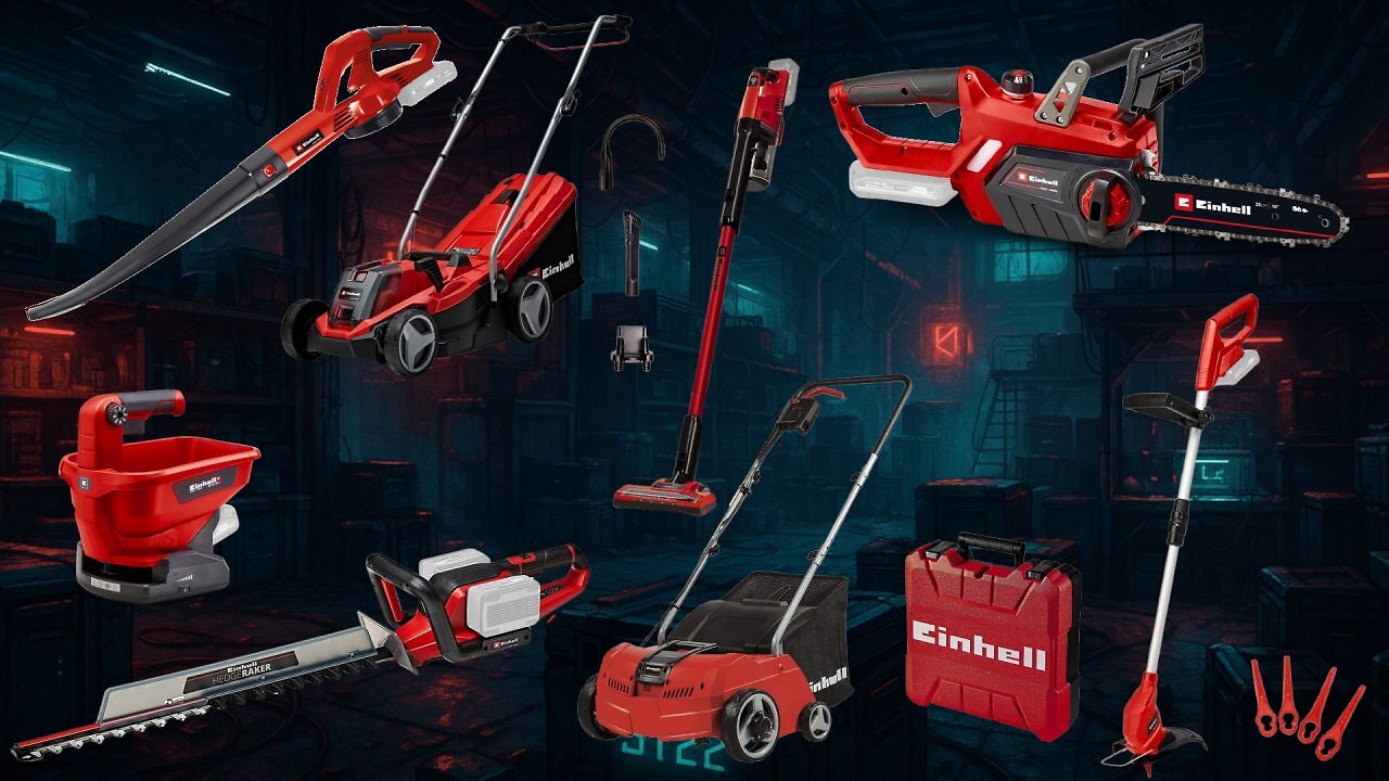 [07/09/2025] Amazon verhaut Einhell: 18V Laubbläser für 25 €, Kettensäge für 67, Streuer für 32, Heckenschere, Rasentrimmer uvm. (2)