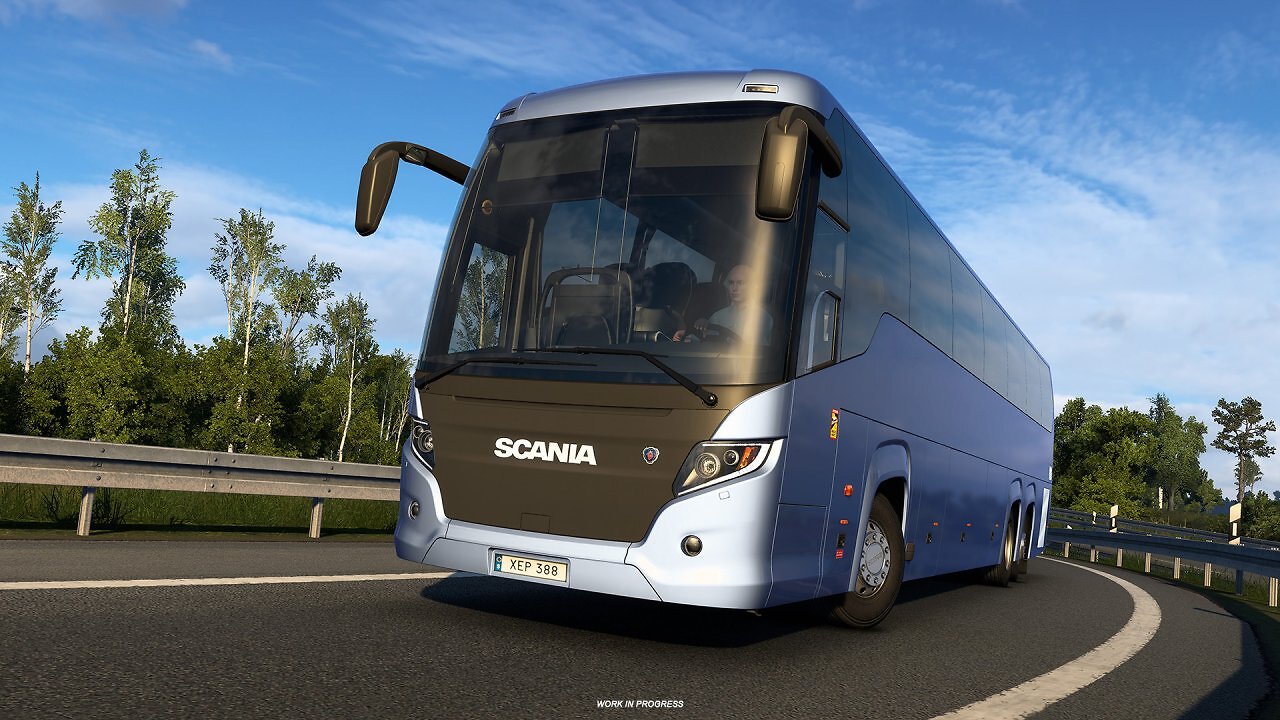 [23/09/2025] SCS Software arbeitet an der Einführung von Fernbussen im Euro Truck Simulator 2 via Coaches-DLC und stellt das erste Modell vor. (4)