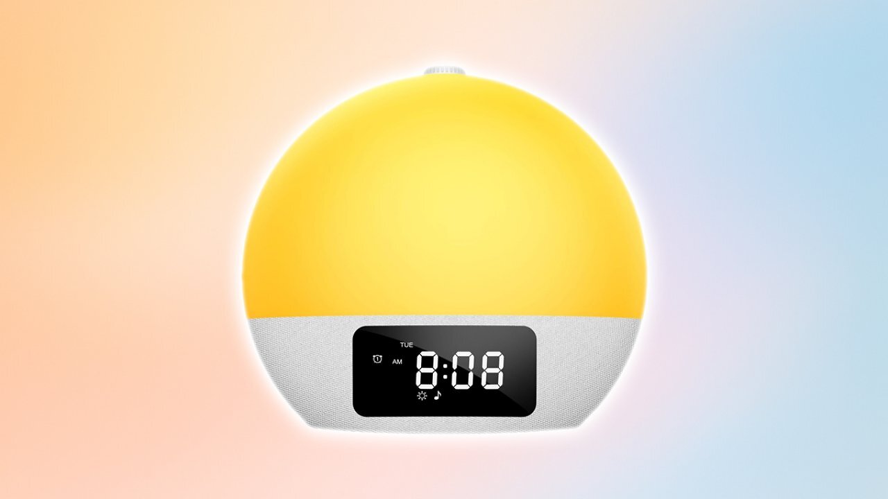 [17/09/2025] Foryond Tageslichtwecker,Lichtwecker Sonnenaufgang Wecker Digital Wake Up Light mit 25 beruhigende Klänge in 16 Helligkeit,Doppelalarm,8 Volltonfarben 9 farbige Licht, Wecker mit Projektion Weiß Amazon Angebot