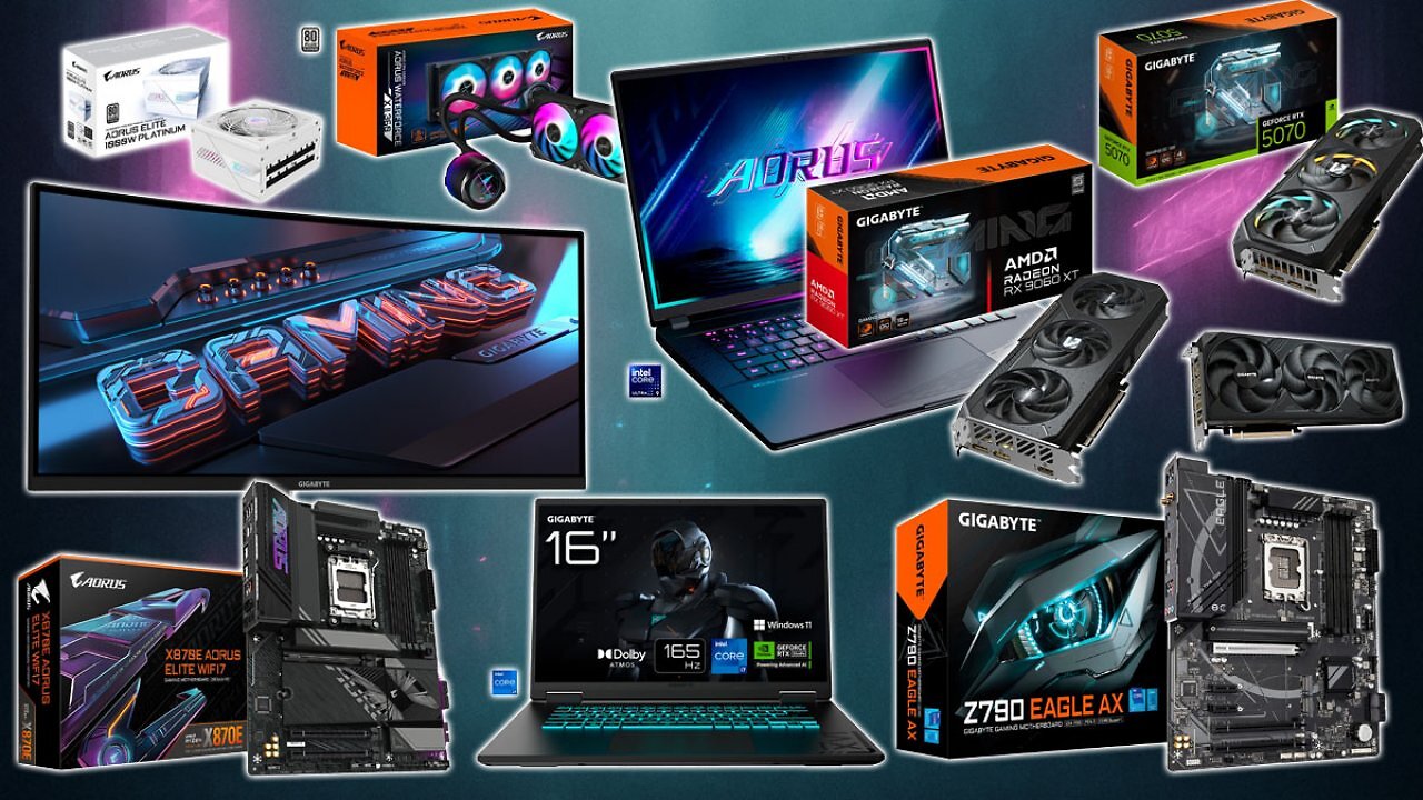 [19/09/2025] Alternate räumt Gigabyte aus Lager: RTX 5070, 5080, RX 9060, Gaming-Laptops, Monitore, AiO-Kühler und mehr