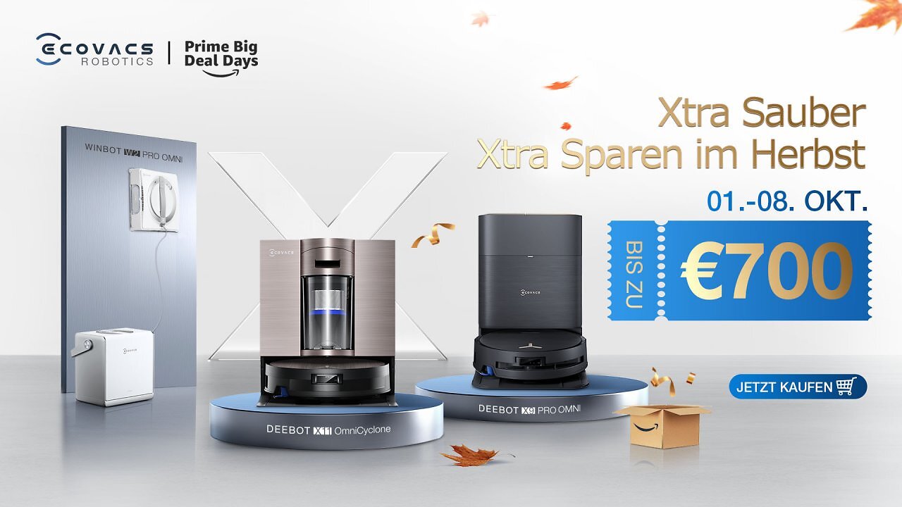 Haushaltsroboter von Ecovacs im Angebot bei den Amazon Prime Deal Days