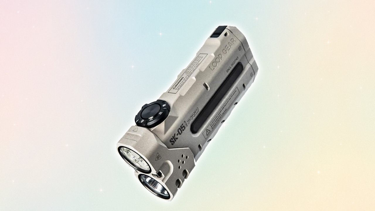 [22/09/2025] LOOP GEAR SK05PRO MAO EDC Taschenlampe 4360 Lumen, 8000mAh wiederaufladbar mit Powerbank Funktion, 3-in-1 Beleuchtung (Fernlicht/Streulicht/Seitenlicht), IP68 wasserdicht für Survival Jagd Outdoor [Energieklasse A++] Amazon Angebot
