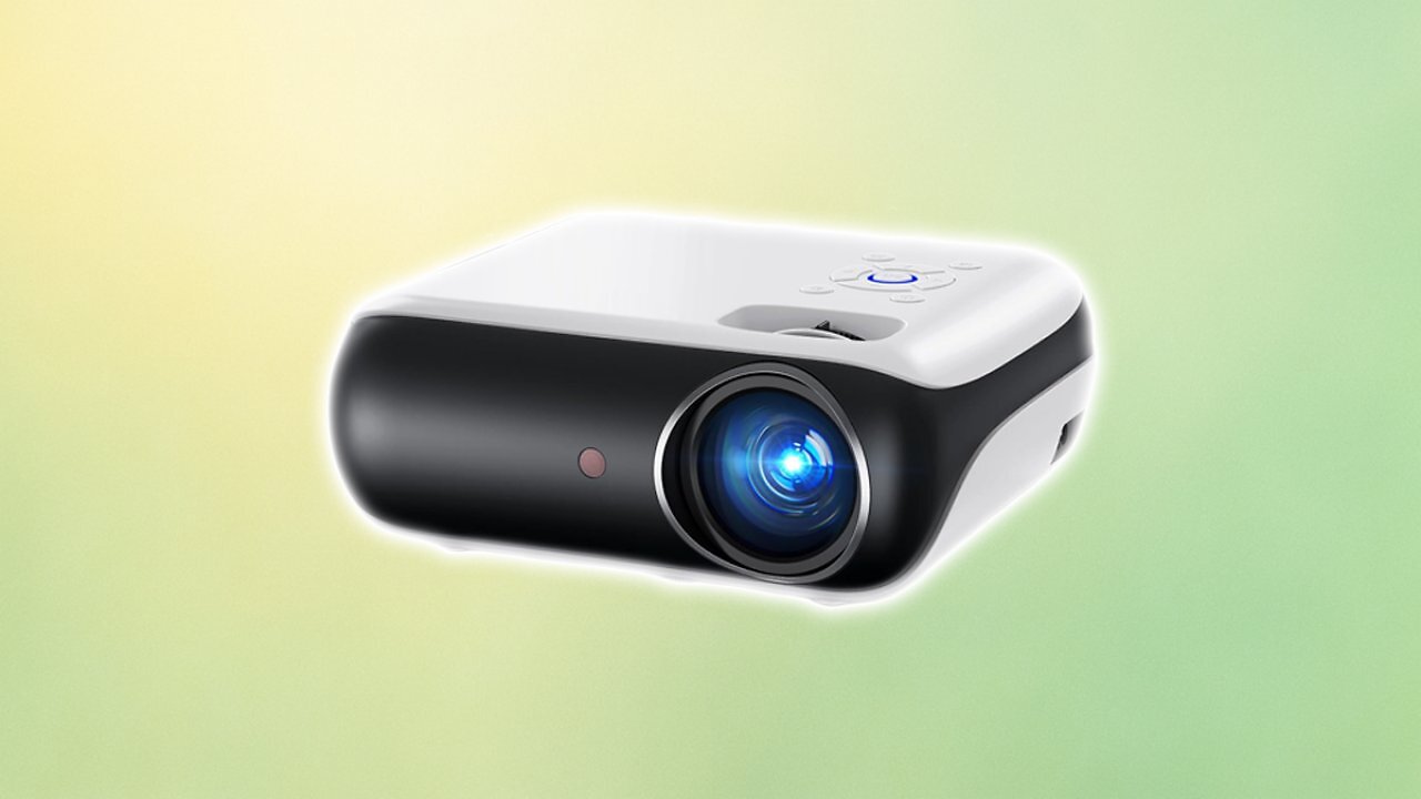[29/09/2025] Mini Beamer 4K, HAPPRUN H1 Full HD Beamer mit Bluetooth – Native 1080P Tragbarer Outdoor Projektor mit Lautsprecher, Kompatibel mit Smartphone, HDMI, USB, AV, TV-Stick, PS5 für Heimkino, Schlafzimmer Amazon Angebot
