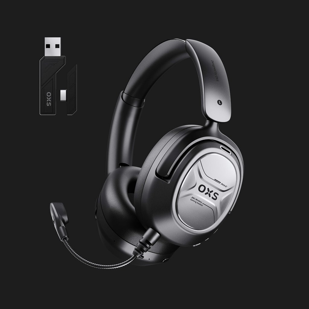 [25/09/2025] Das OXS Storm A2 wird mit einem 2,4-GHz-Dongle für USB-A und USB-C ausgeliefert.