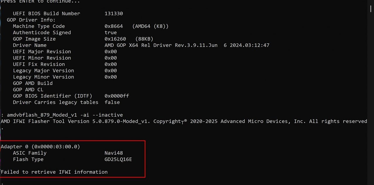 [19/09/2025] Radeon RX 9070 erfolgreich mit XT-BIOS geflasht: Mod des AMDVBFlash ermöglicht Tool-Crossflash (2)