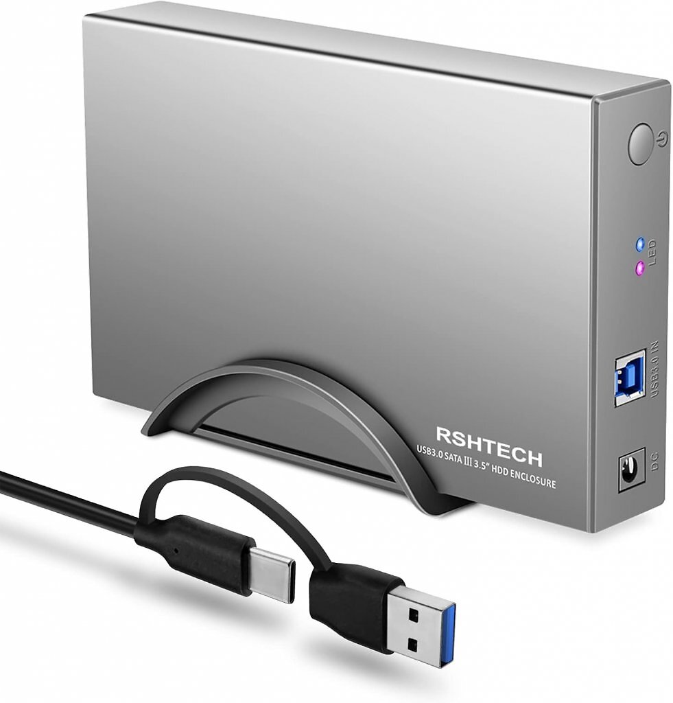 [19/09/2025] Nutzen Sie Ihre Festplatte nur als Datengrab, muss sie nicht im PC stecken. Sie können die HDD auch in ein externes Gehäuse einbauen.