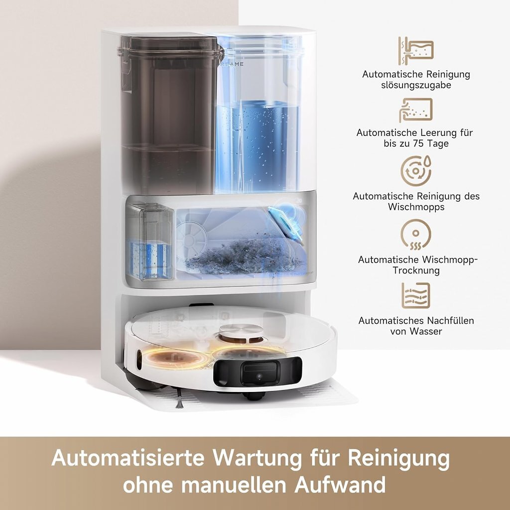 Der Dreame L10s Ultra Gen 2 mit Wischfunktion, Basis und Selbstreinigung war bei Amazon nie billiger.