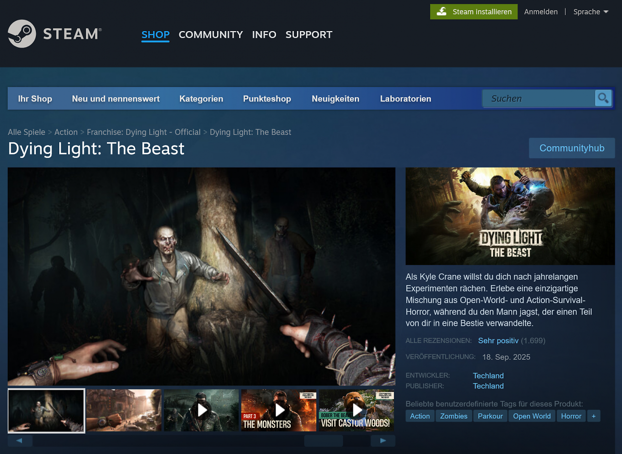 [18/09/2025] Dying Light: The Beast