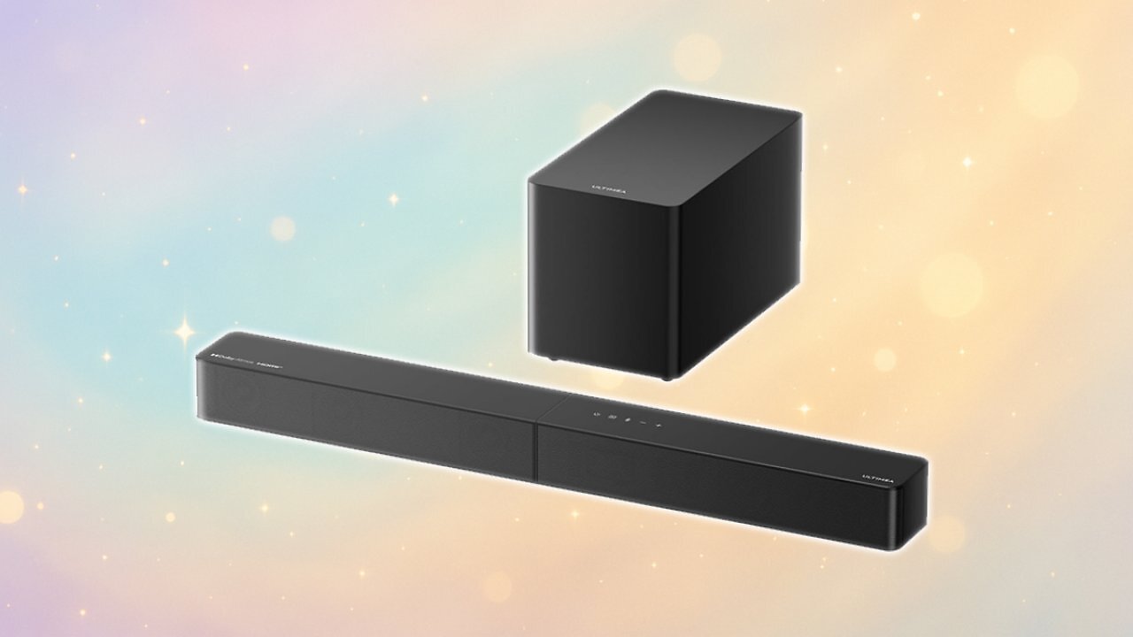 [15/09/2025] ULTIMEA 5.1ch Soundbar mit Dolby Atmos, VoiceMX, BassMX, APP, Heimkino 4D Surround Sound System, 340W Soundbar für TV Geräte mit Subwoofer, Bluetooth 5.4, Poseidon M60 Boom, Modell 2025 Amazon Angebot