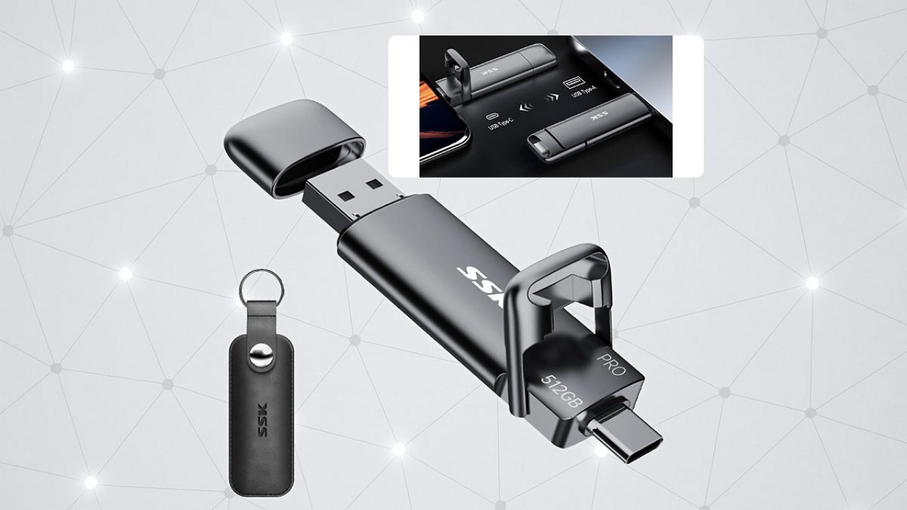 [24/09/2025] USB-Stick SSK SD301 Pro 512 GB zum Bestpreis
