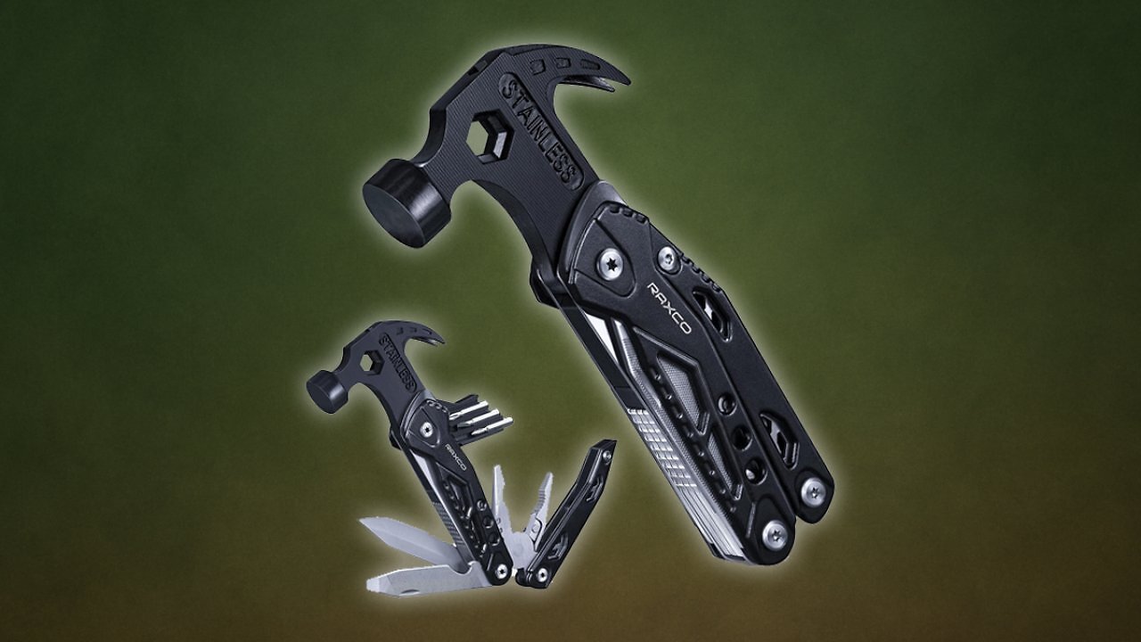 [23/09/2025] Vatertag Geschenk, RAXCO 15 in 1 Multitool Hammer Plier und Multifunktionswerkzeug Multitool Zange für Camping, Geschenke für männer ihn vater papa ihrem Freund Amazon Angebot