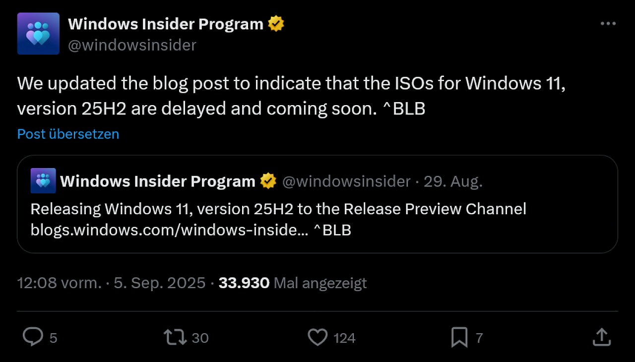 [11/09/2025] Windows 11 25H2
