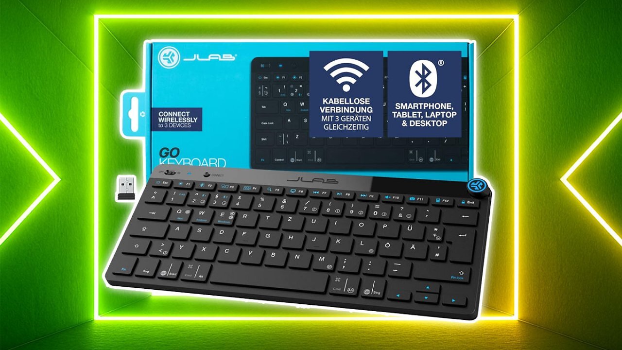 [25/09/2025] Überall sonst dreimal so teuer: Bluetooth-Keyboard wird für 9,99 € bei Amazon verschleudert