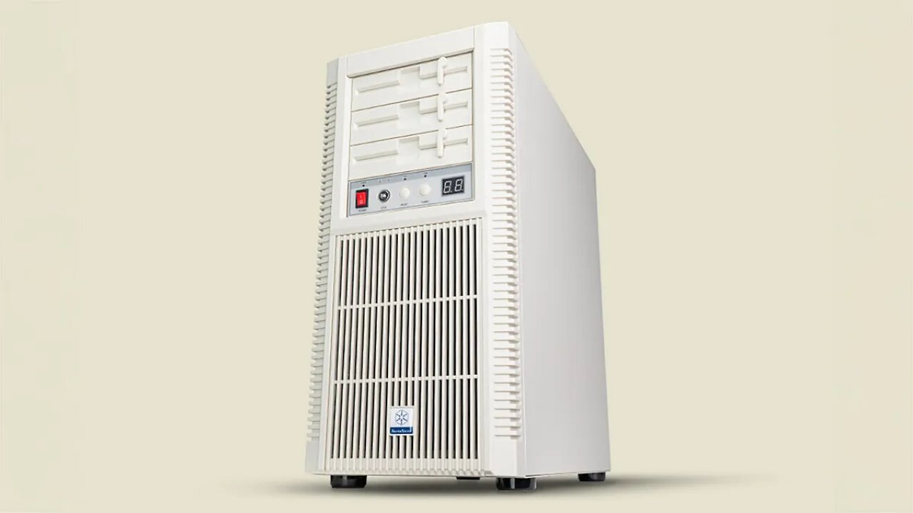 [19/09/2025] Retro-Gehäuse PC FLP02 von SIlverstone: Zwischen Radiator und Turboknopf
