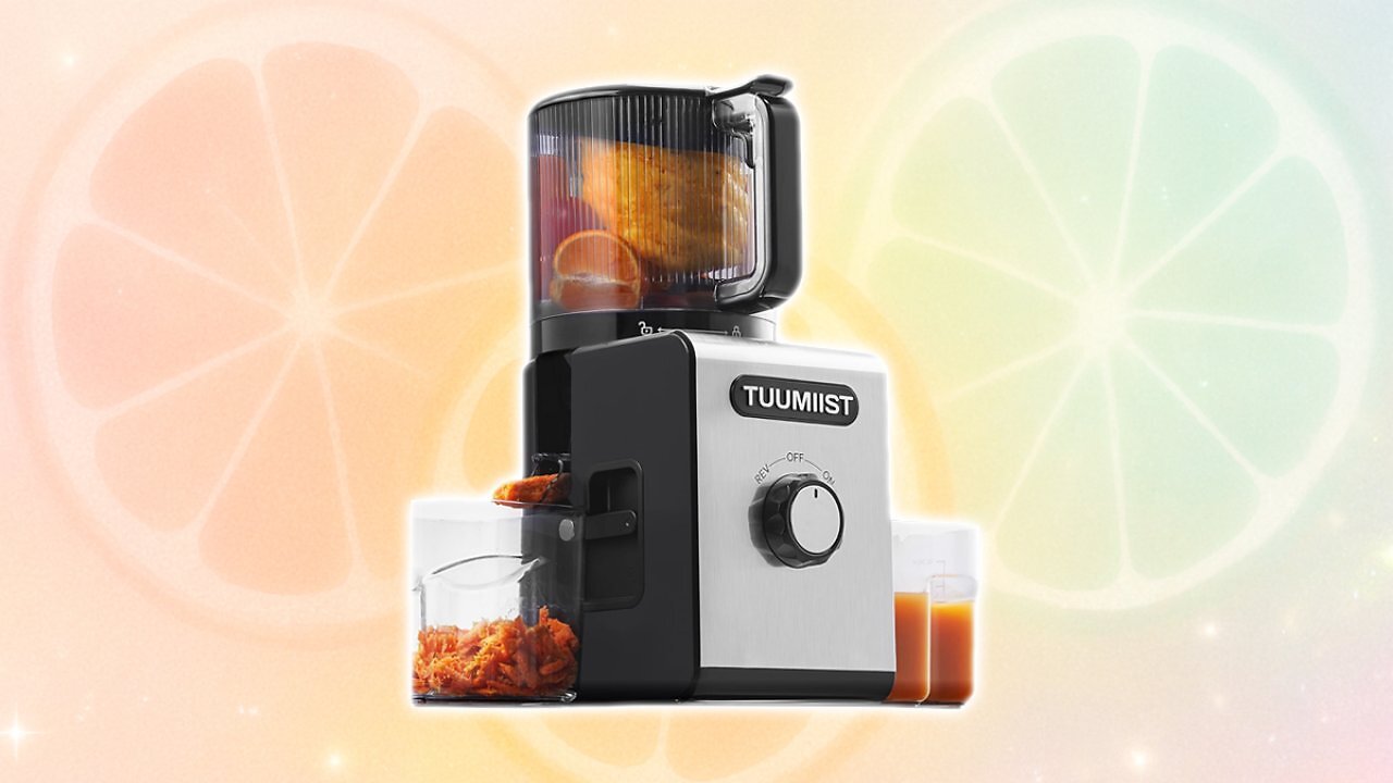 [16/10/2025] 150mm XXL-Entsafter, TUUMIIST Großkalibriger Entsafter Testsieger für Obst & Gemüse, 3L Füllvolumen Für Familie – 99% Saftausbeute, BPA-frei, REV Anti-Blockier-System + Ein-Klick-Reinigung Amazon Angebot