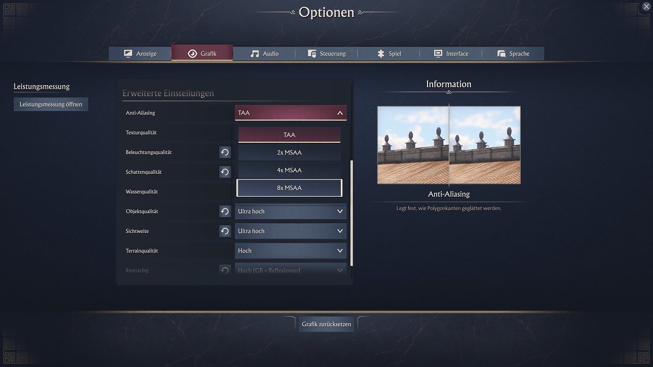 Anno 117 Grafikoptionen 5