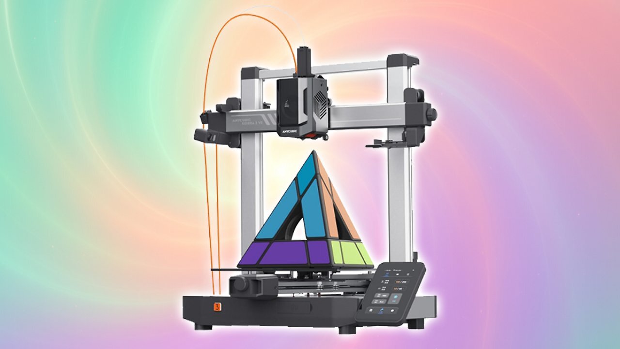 [07/10/2025] Anycubic Kobra 3 V2 3D Drucker, Verbesserte Auto Nivellierung, Intelligentes Drucken mit Kamera, 600mm/s Hochgeschwindigkeitsdruck, Erweiterbar auf Mehrfarbendruck, Druckgröße 255 * 255 * 260mm Amazon Angebot