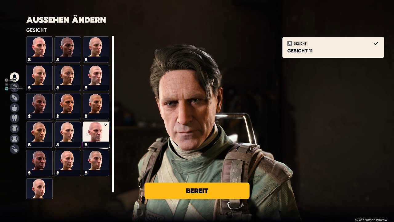 [24/10/2025] Arc Raiders bietet eine Charaktererstellung. Nach dem Tutorial können wir unser virtuelles Ego anhand einiger vordefinierter Gesichter, Frisuren sowie (teils erwerbbarer) Skins unseren Wünschen gemäß anpassen.