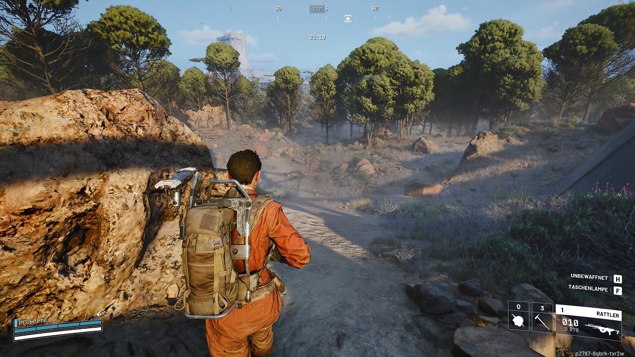[24/10/2025] Arc Raiders (Preview, Hands-on): DLSS Quality zeigt Schmieren bei Rollbusch, wirkt gleichzeitig überschärft I