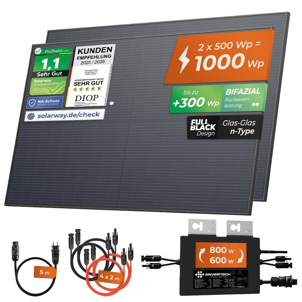 Am Black Friday sind bei Amazon verschiedene Balkonkraftwerke günstig wie dort nie in der Klasse von 880 bis 2.000 Watt.