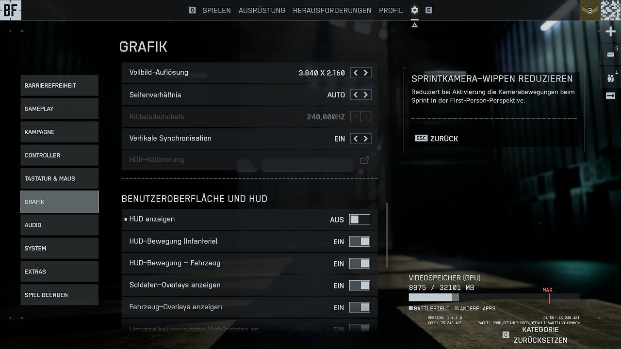 Battlefield 6 - Men&uuml; - 10 - Grafik III