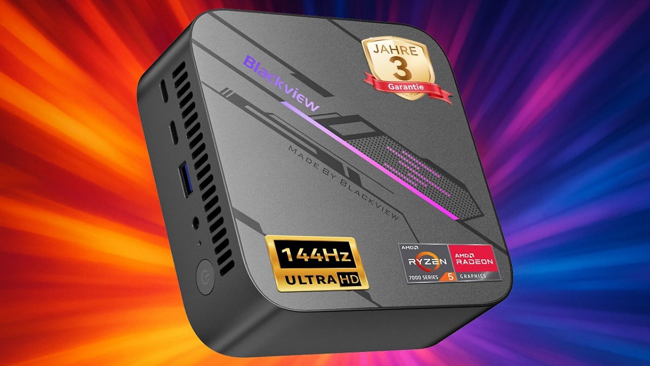 Sehr guter Mini-PC für unsere Leser nur 276€: Mit Ryzen 5, 16 GB RAM, 512 GB SSD, Windows 11 Pro und 3 Jahren Garantie