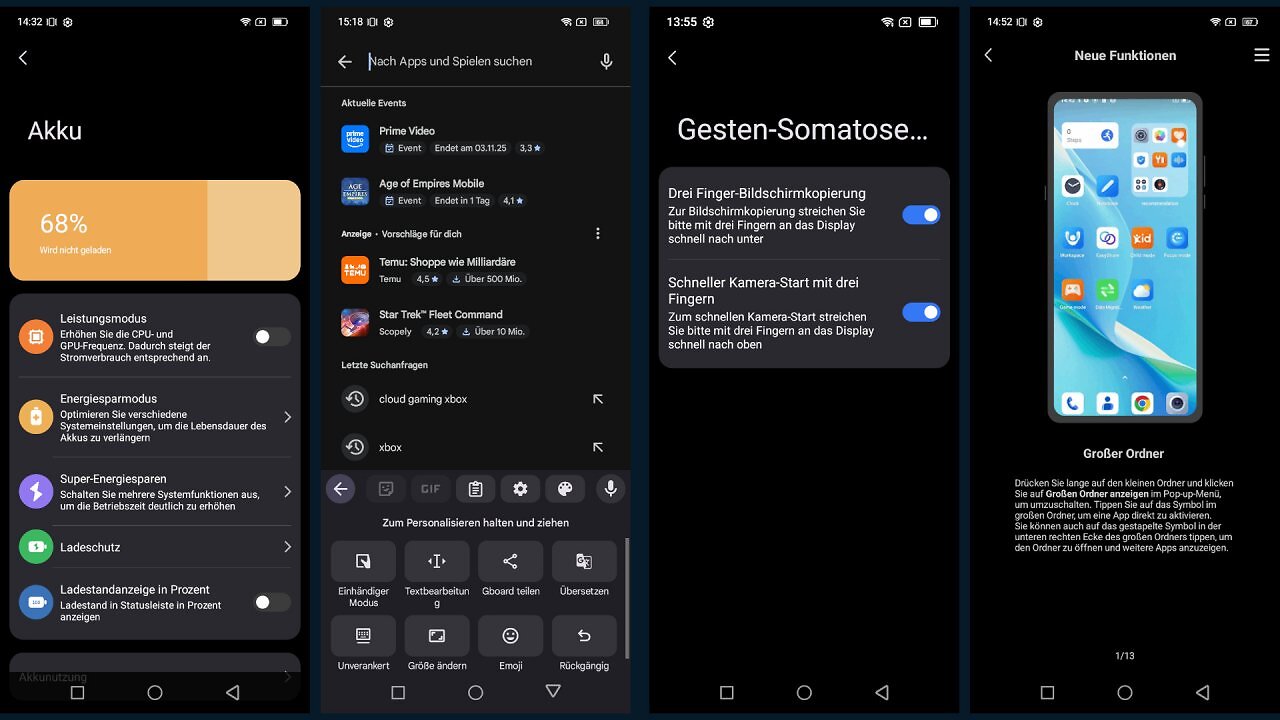 Screenshot des Blackview Shark 6