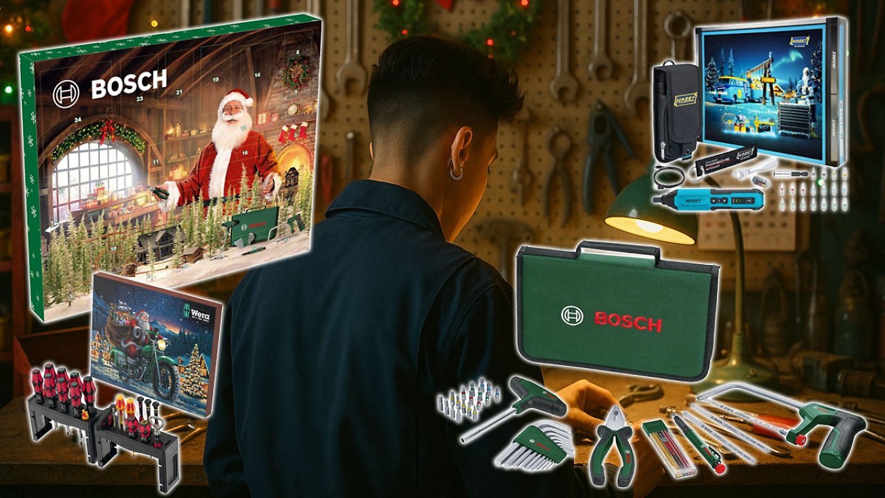 [17/10/2025] Mit Säge, Zange, Bits: Bosch Werkzeug Adventskalender nie billiger bei Amazon ausgeräumt (1)