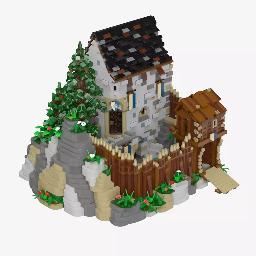 Burg Blaustein von Bluebrixx wurde als Pro-Set neu aufgelegt.