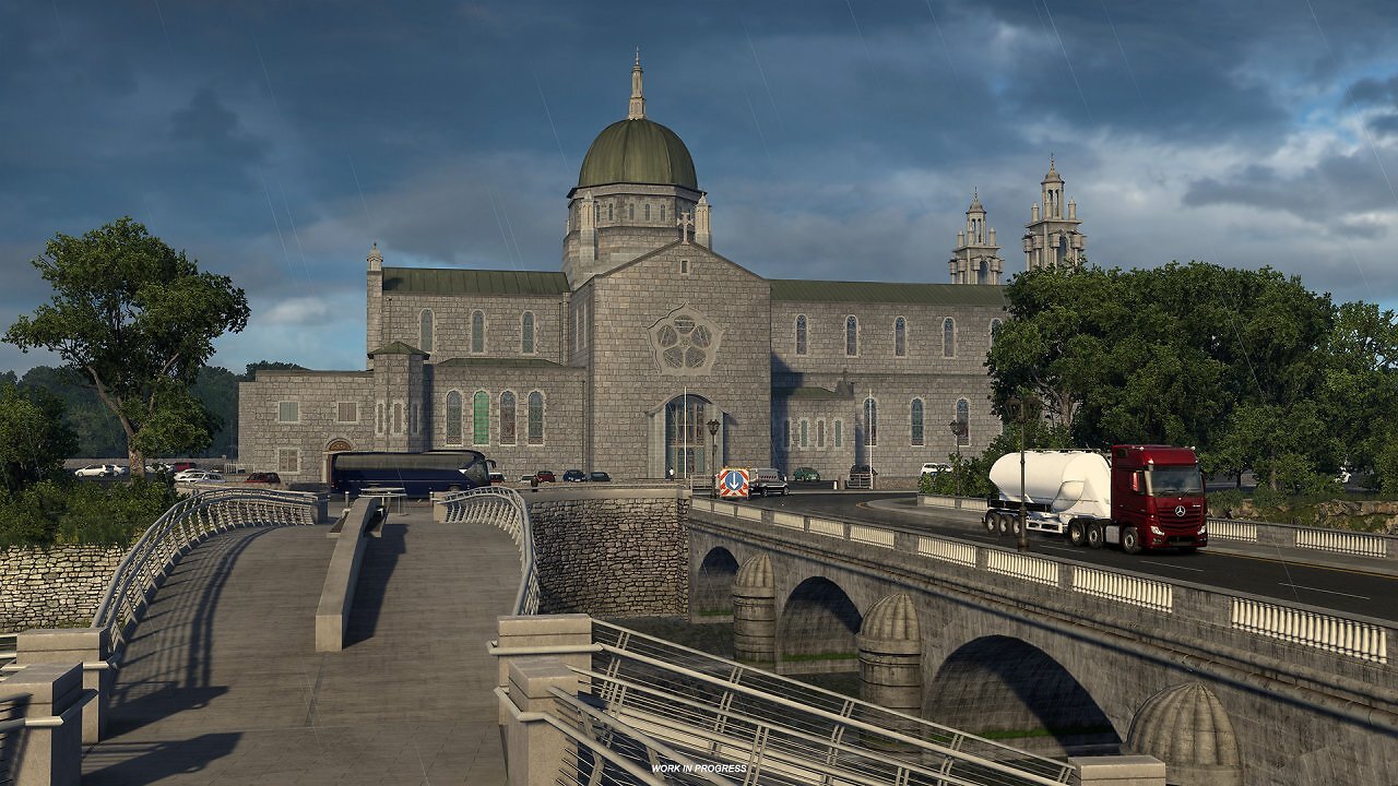 [27/10/2025] SCS Software kündigt die nächste Map-Erweiterung für den Euro Truck Simulator 2 an: Es folgt die smaragdgrüne Insel inklusive Irland und Nordirland.