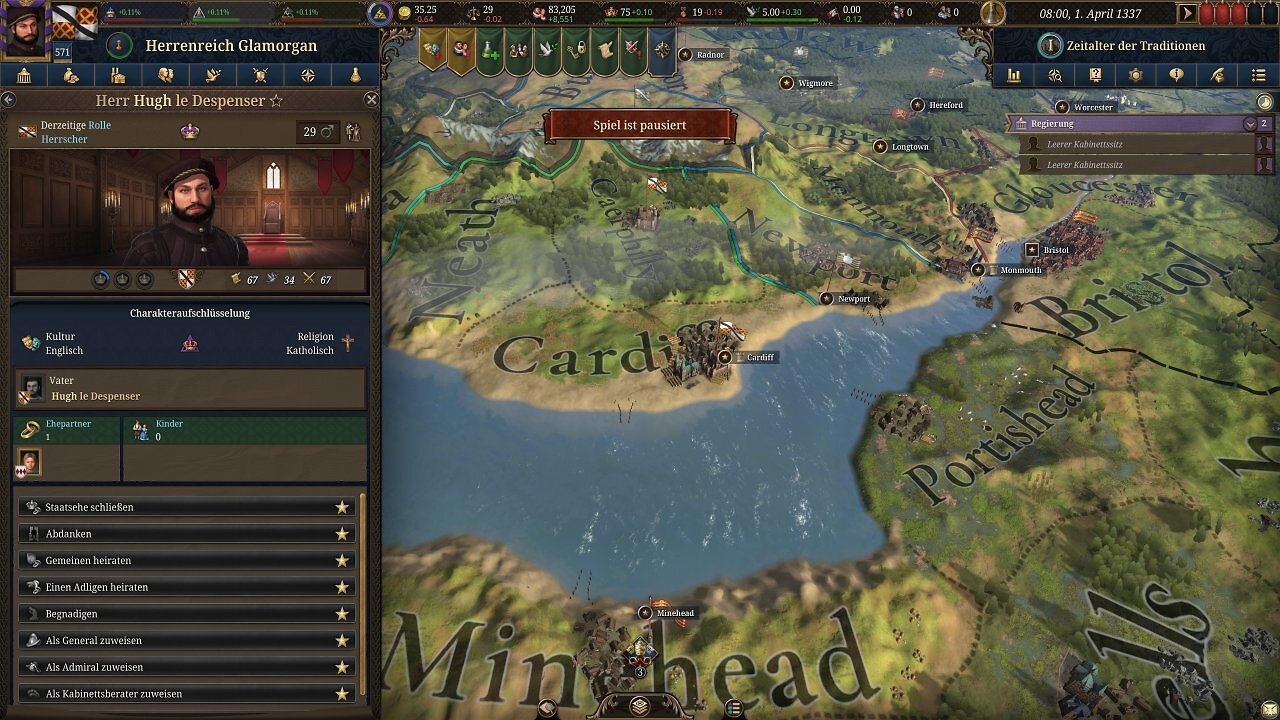 [31/10/2025] Europa Universalis V - Detailvergleich - 01 - Ultra, 2x MSAA/8x MSAA