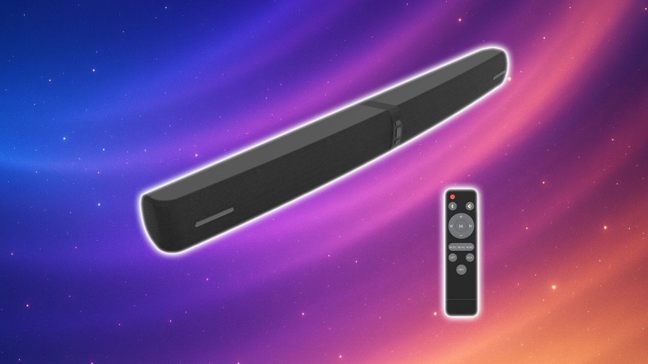 [02/10/2025] GarageRock 100W Bluetooth 5.0 Soundbar mit kabelgebundener und kabelloser Verbindung, automatische Lautstärkeanhebung, ARC/Optical/AUX Kabel & Fernbedienung Amazon Angebot