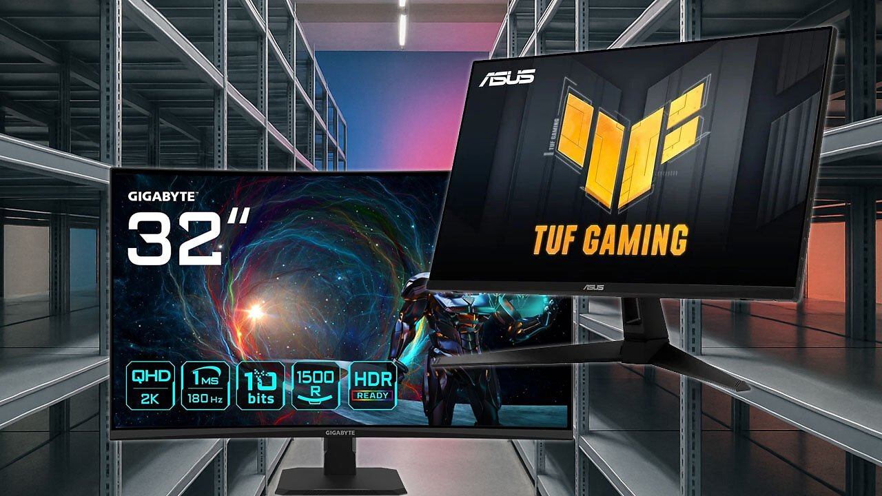 [02/10/2025] Zu Tiefstpreisen: Gigabyte GS32QCA und Asus VG27AQA1A bei der Cyber Week