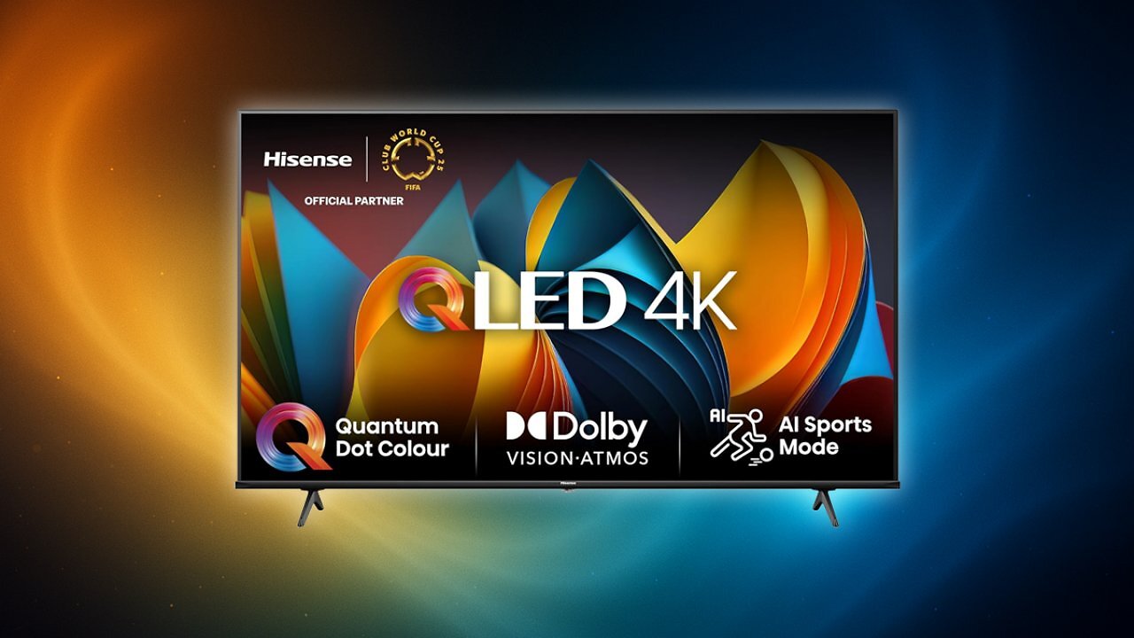 [27/10/2025] Hisense 43E7NQ 108 cm (43 Zoll) Fernseher, 4K UHD, QLED, HDR10, HDR10+ decoding, HLG, Dolby Vision Atmos, 60Hz Panel, Smooth Motion, Bluetooth, Alexa Built-in, VIDAA Voice, Schwarz [2024] Amazon Angebot