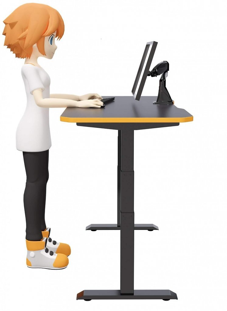 [14/10/2025] Beim ergonomischen Arbeiten am höhenverstellbaren Schreibtisch ist eine aufrechte, rückenschonende Körperhaltung unverzichtbar.
