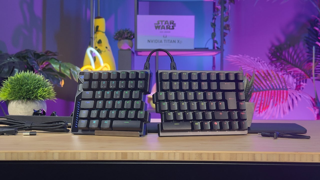 [10/10/2025] Asus ROG Falcata im Test: Ist der Luxuspreis der edlen, ergonomischen Split-Tastatur gerechtfertigt? (18)