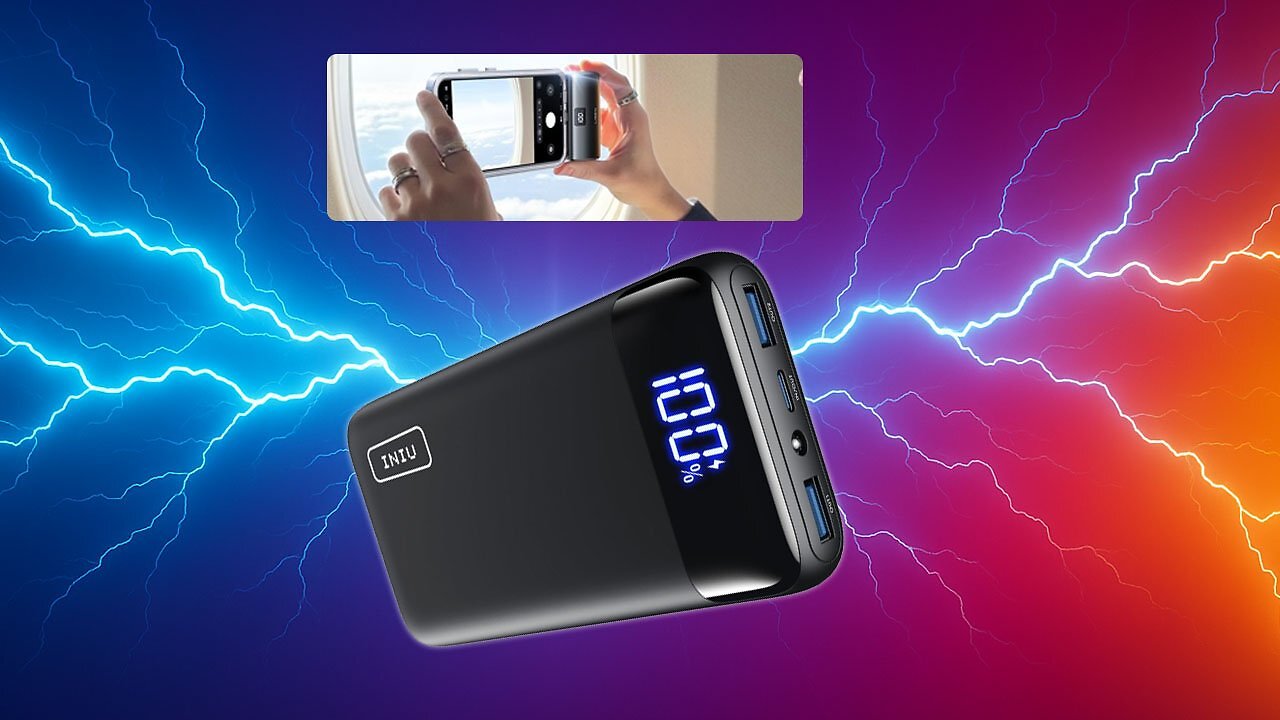 [16/10/2025] Aktuell zum Bestpreis: Bestseller Iniu BI-B5 und Lisen P106 Powerbank mit USB-PD-Schnellladefunktion