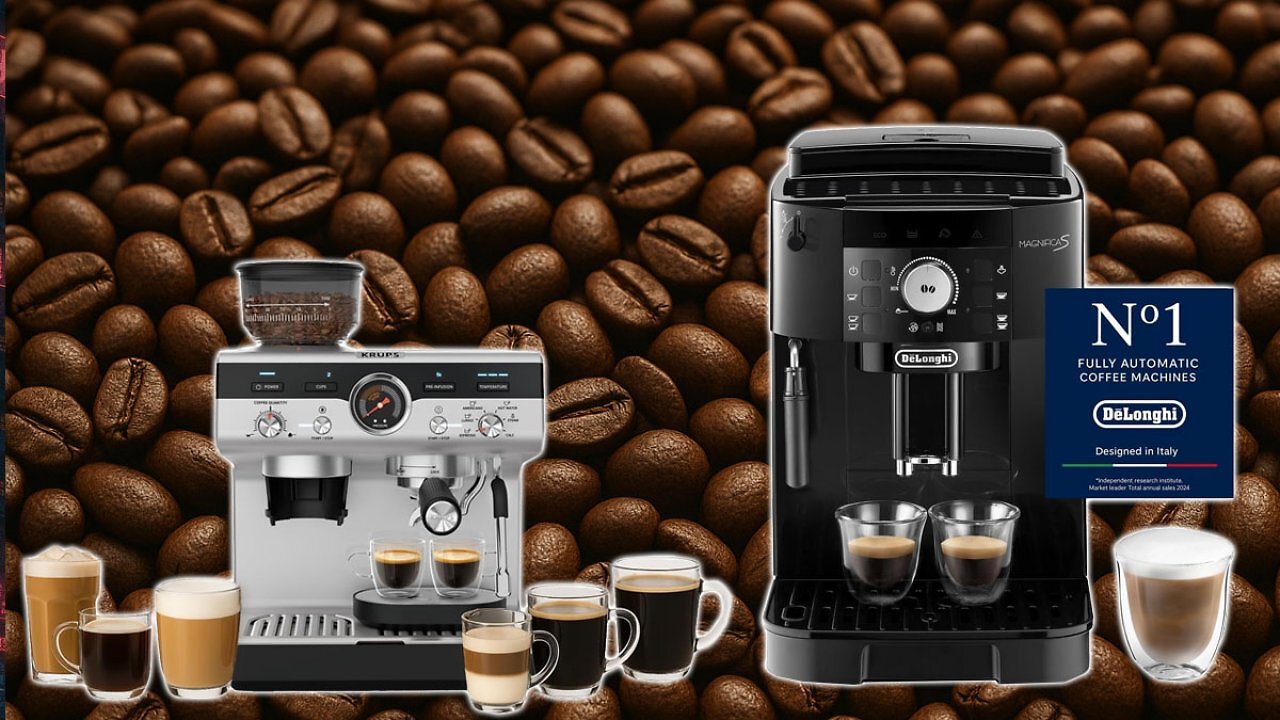 [02/10/2025] Zum Prime-Day-Preis rausgebrüht: Tausendfach gekaufte De'Longhi Magnifica und Siebträgermaschine von Krups (1)