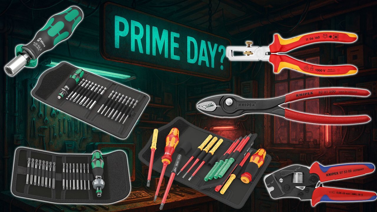 [06/10/2025] Vor Prime Day ab 14 €: Amazon verfeuert Wera Bits, VDE-Set, Halter + Ratsche, Knipex Crimpzange, Frontgreifzange und mehr (1)