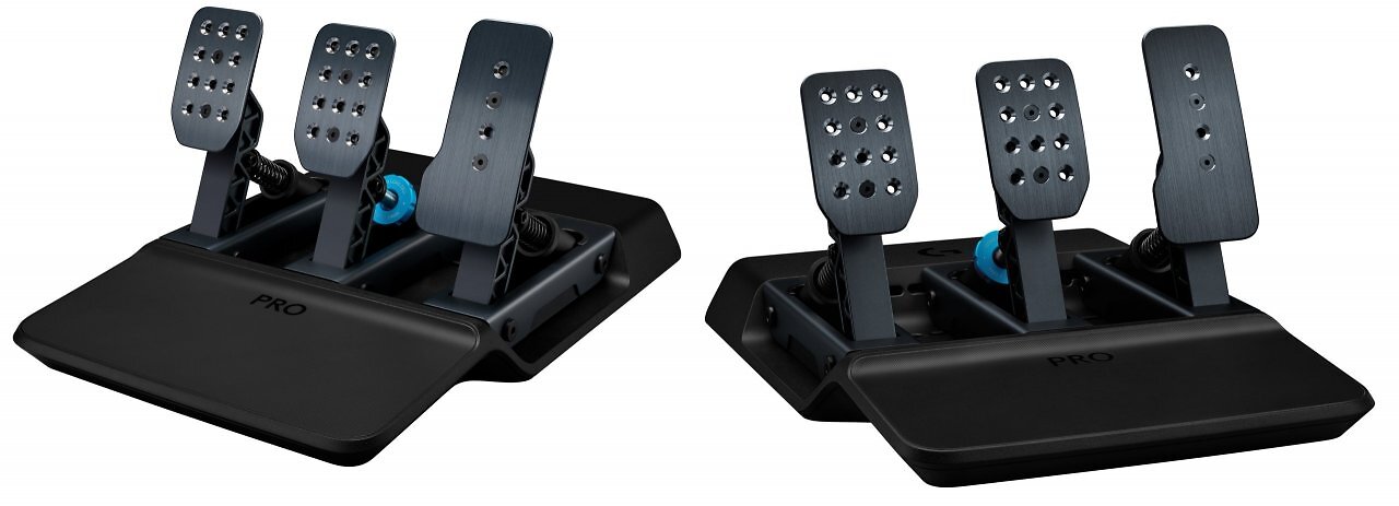 [01/10/2025] Auch bei den Logitech G Pro Racing Pedals setzt Logitech auf hochwertiges Material. Das Technik-Highlight ist die Load-Cell-Bremse mit bis zu 100 kg Druckkraft.