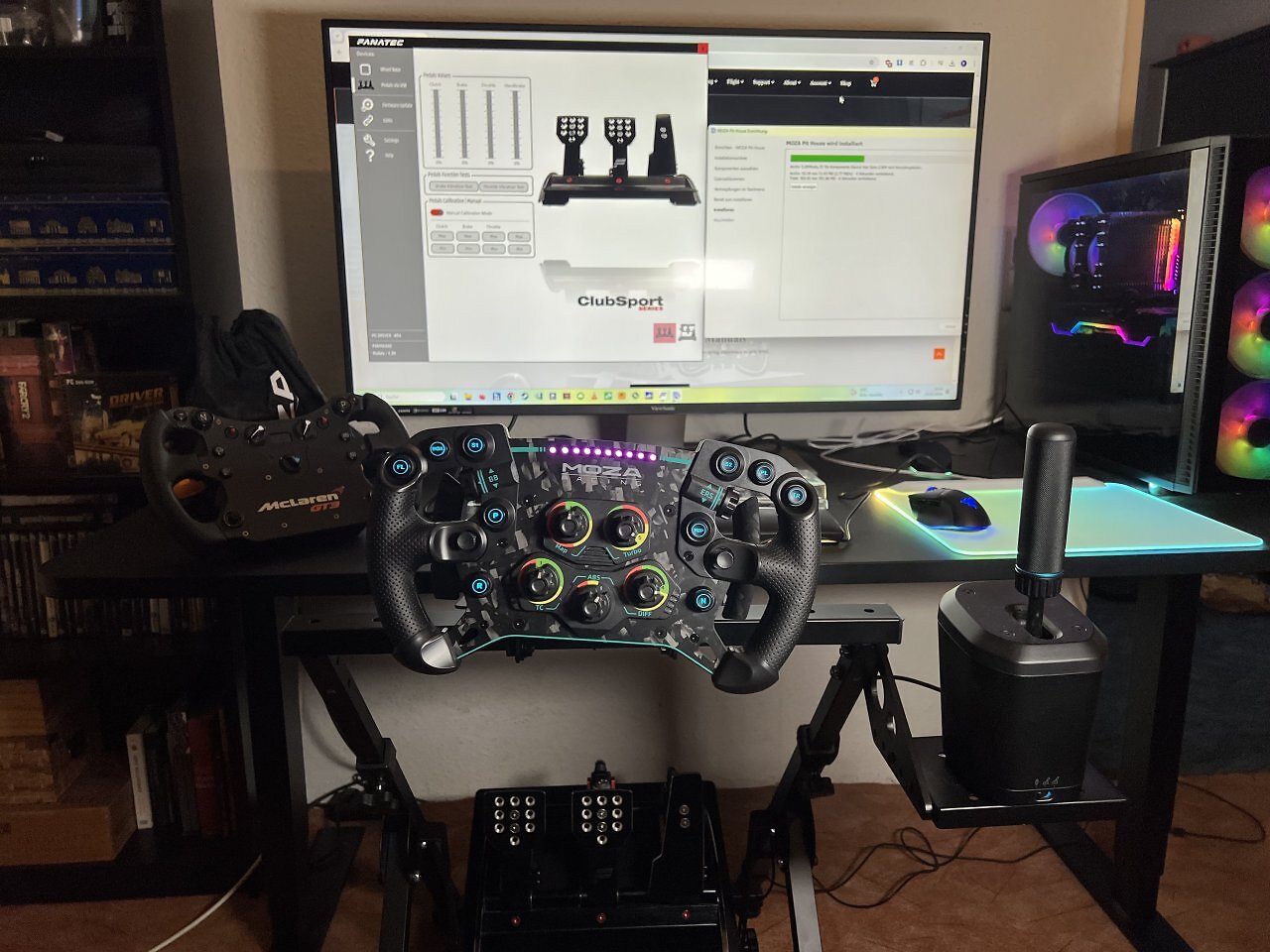 [06/10/2025] Moza R12 + GS V2P Lenkrad im Test: Aufbau Bild 9