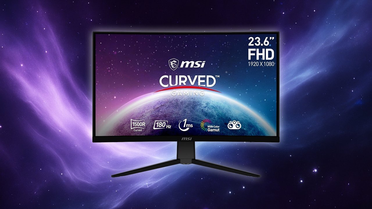 [09/10/2025] MSI G2422C 23,6 Zoll FHD Curved Gaming Monitor - 1500R 1920 x 1080 VA Panel, 180Hz / 1ms, Adaptive Sync - DP 1.2a, HDMI 2.0b CEC Amazon Angebot