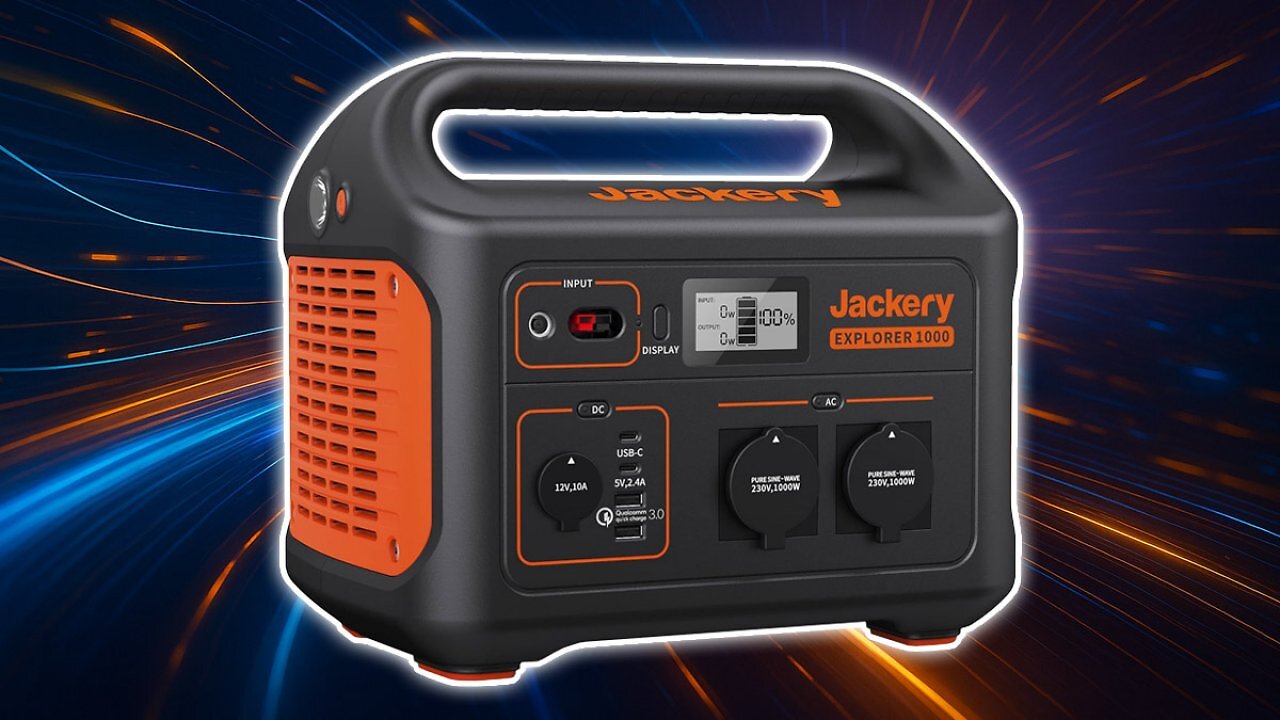 [10/10/2025] Einst 1.200 Euro, jetzt 299 Euro: Jackery Powerstation mit 1.002 Wh konkurrenzlos günstig